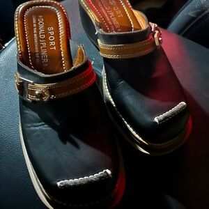 Donald J. Pliner Black and Tan women Shoes